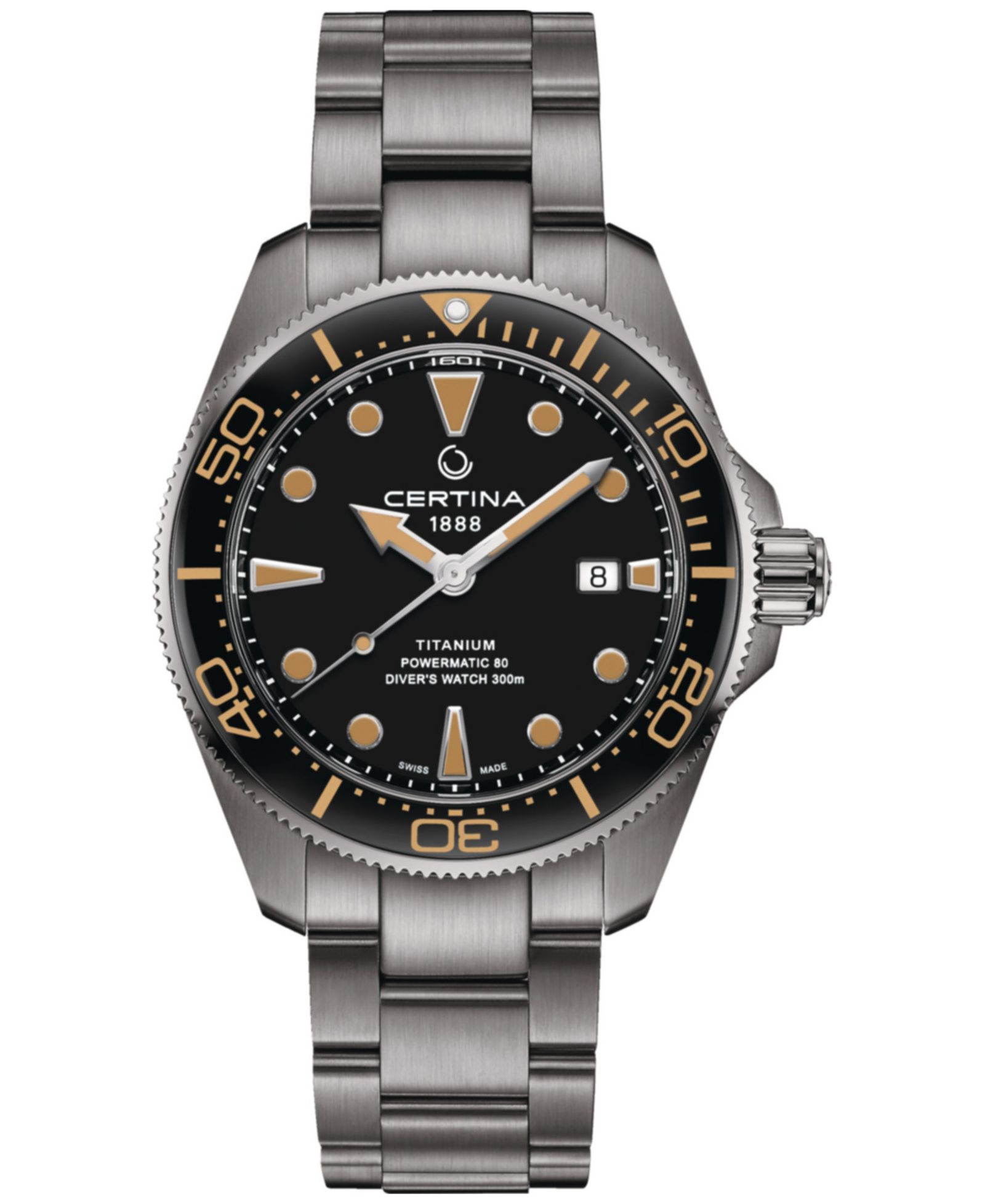 Мужские часы Certina Swiss Automatic DS Action Diver 43mm