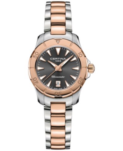 Certina Women's Swiss DS Action Two-Tone Stainless Steel Bracelet Watch 29mm