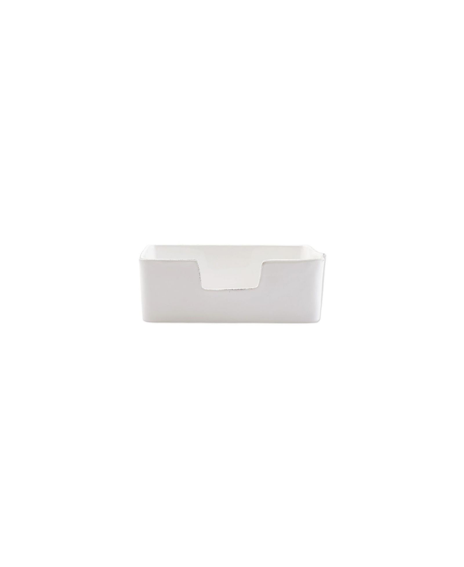 Vietri держатель для салфеток Lastra White Melamine