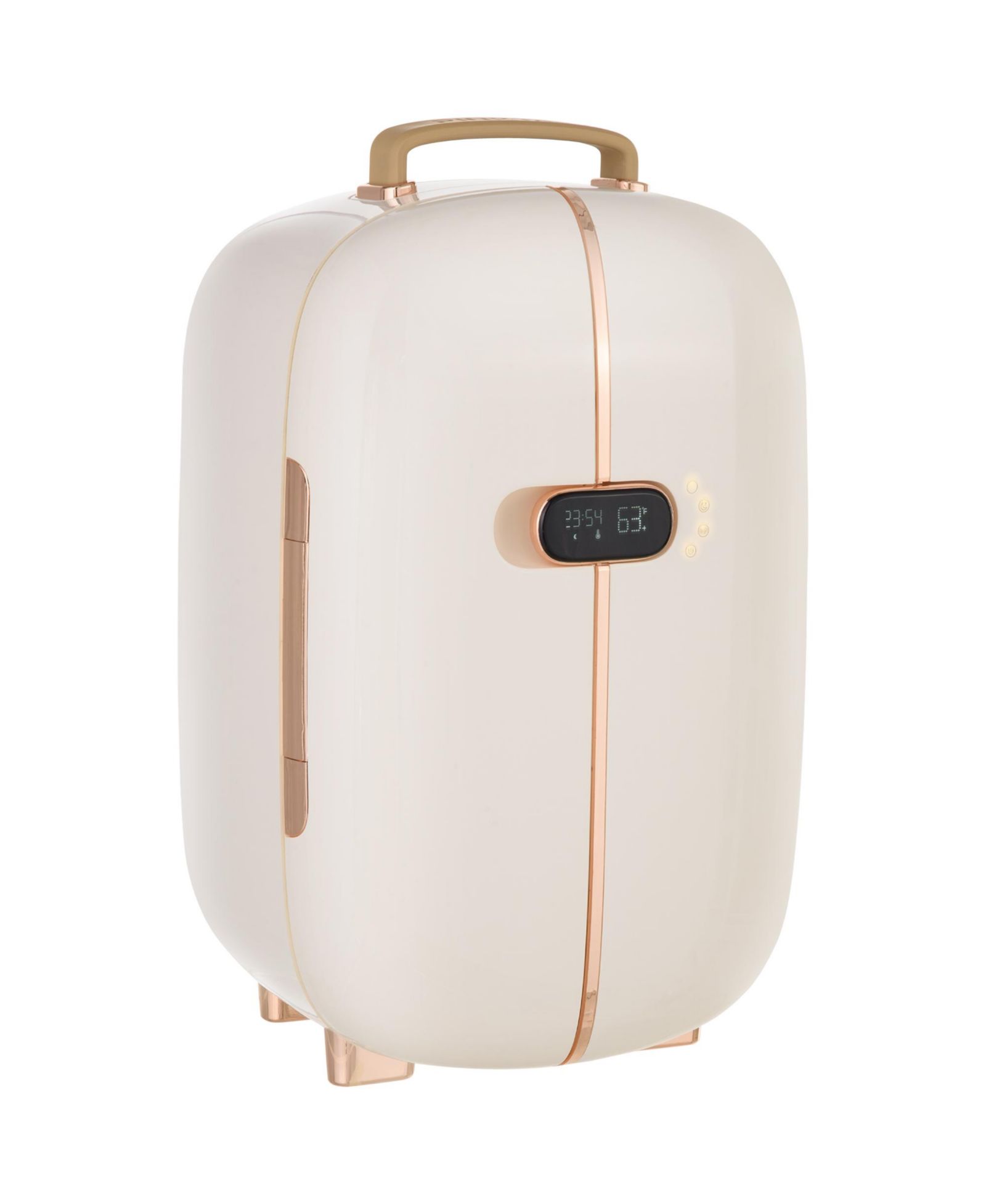 HOMCOM Portable Beauty Fridge with LED Lighting for Makeup,