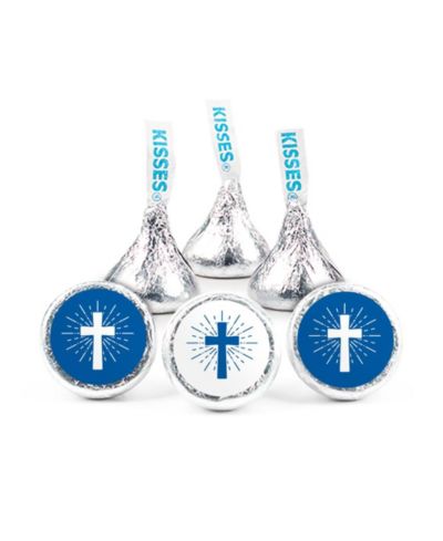 Just Candy Religious Candy Party Favors Hershey's Kisses Chocolate, 90 Pieces