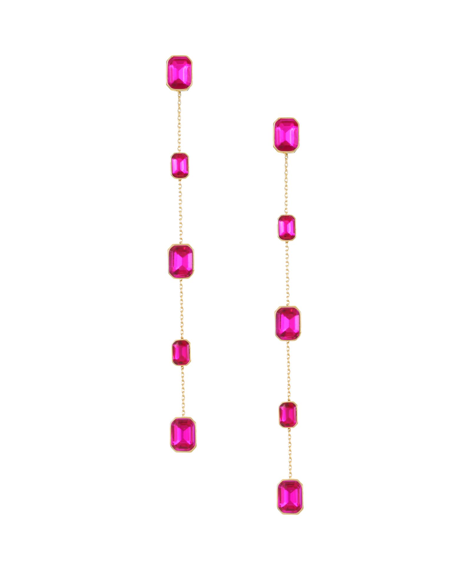 Серьги ETTIKA Iconic Linear, позолоченная латунь 18K