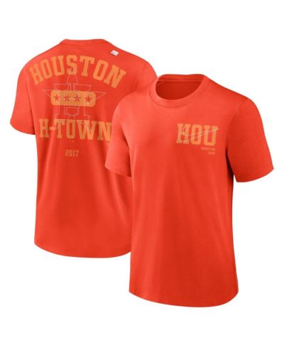 Мужская футболка Nike Orange Houston Astros Statement Game Over