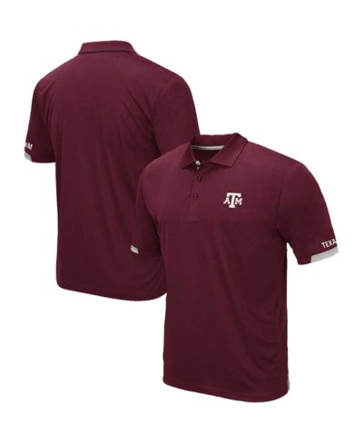 Мужская рубашка-поло Colosseum Maroon Texas A&M Aggies Big and Tall Santry
