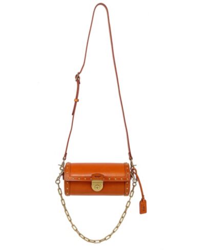 Old Trend Oranda Small Leather Barrel Crossbody Bag