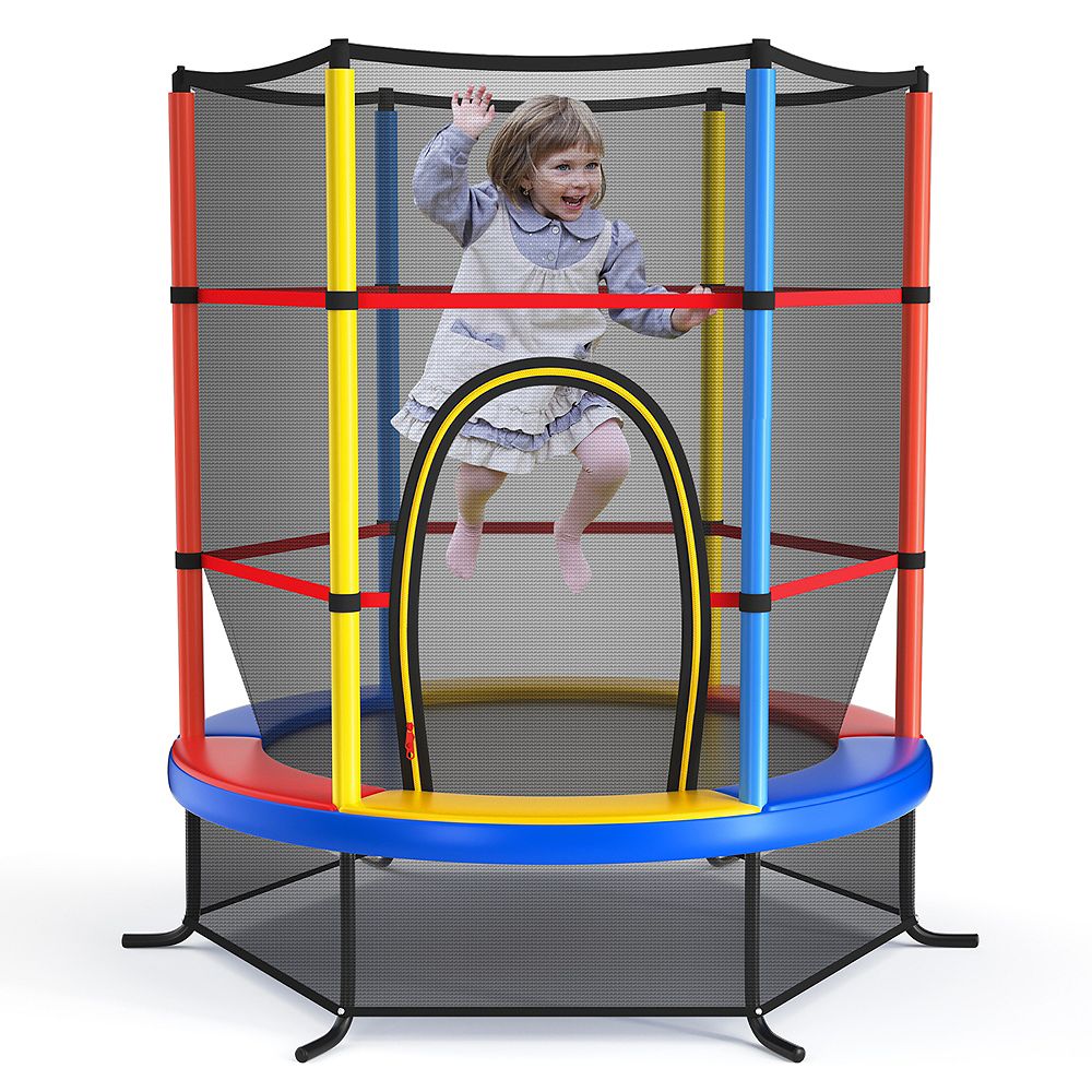 55'' Kids Trampoline Bouncing Jumping Mat Recreational Trampoline