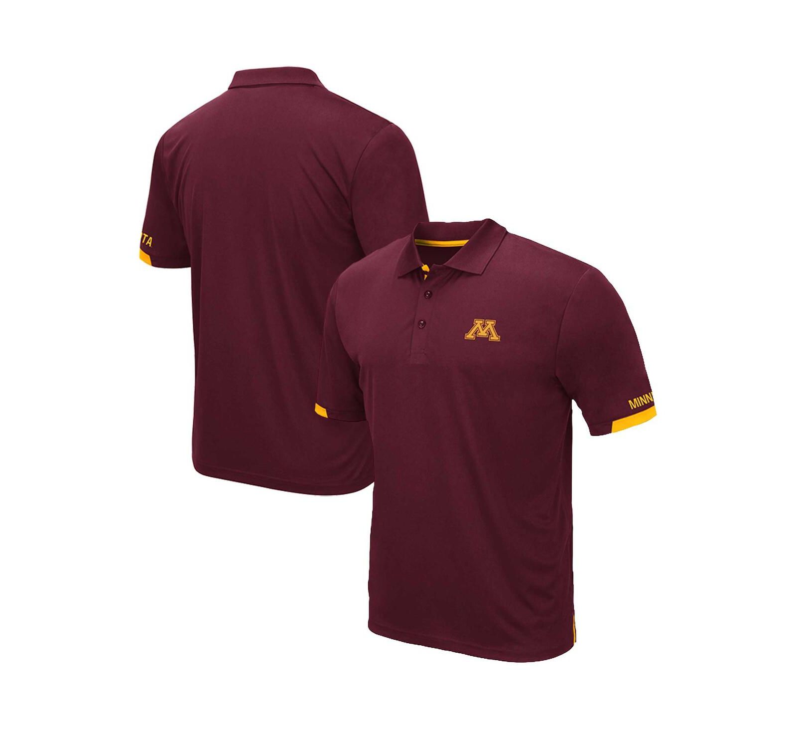 Men's Colosseum Maroon Minnesota Golden Gophers Big and Tall Santry Polo Shirt