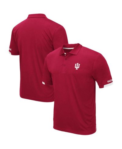 Мужская рубашка поло Colosseum Crimson Indiana Hoosiers Big and Tall Santry