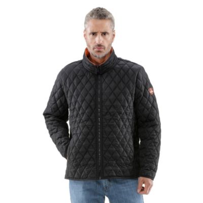 RefrigiWear Big & Tall Lightweight Diamond Quilted Jacket