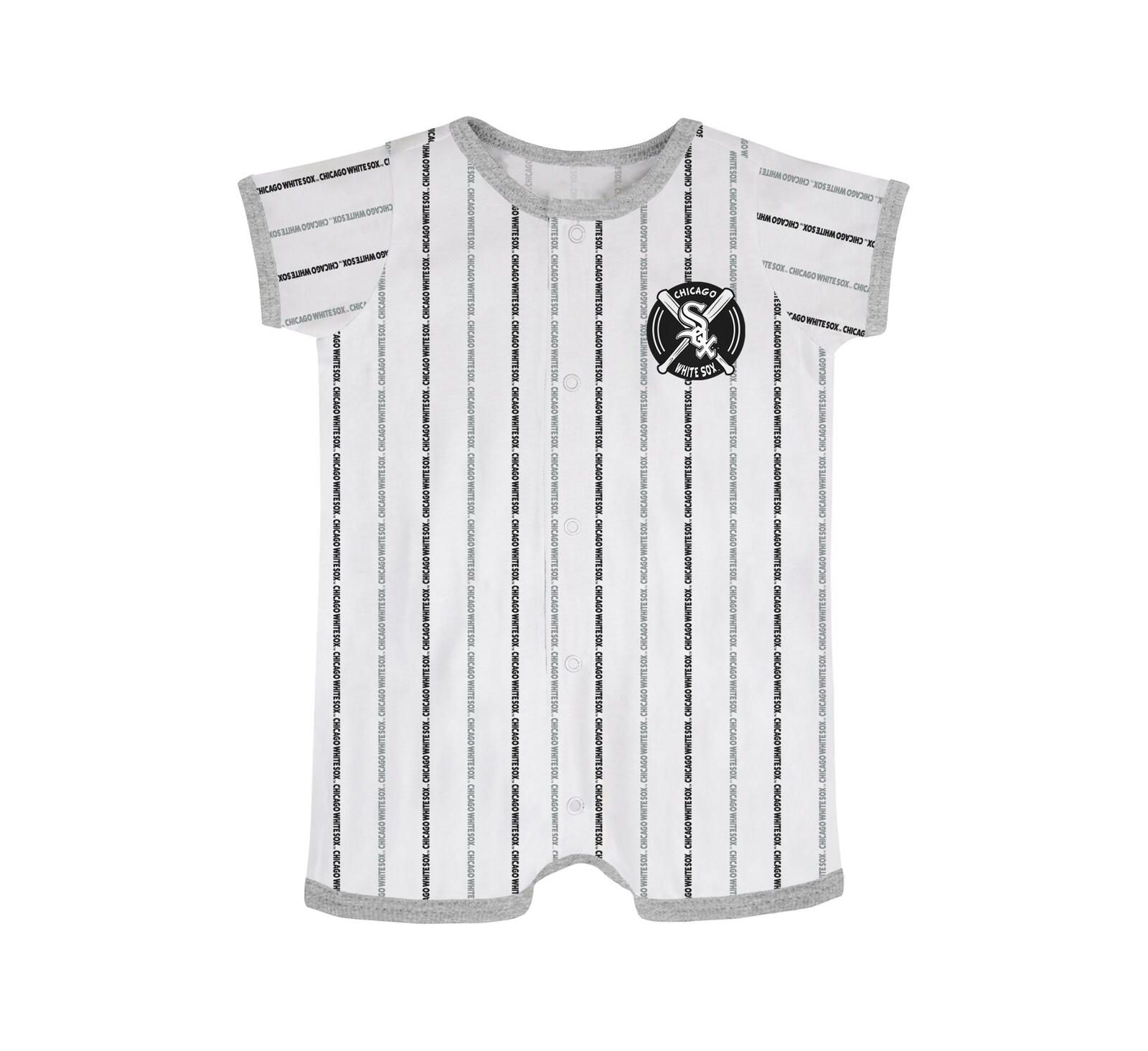 Детский комбинезон Outerstuff White Chicago White Sox Ball Hitter для мальчиков и девочек