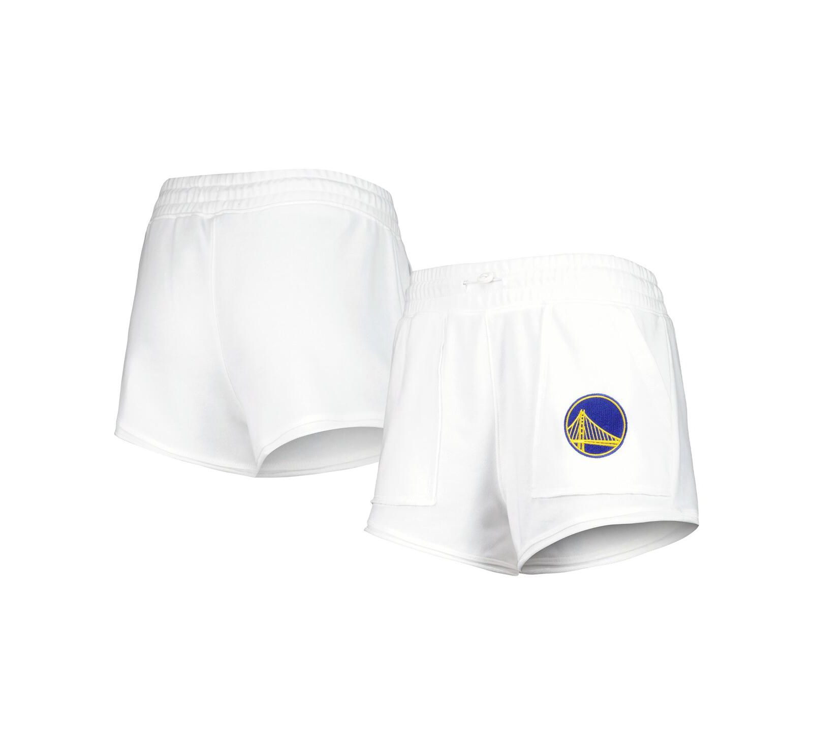 Женские шорты Concepts Sport White Golden State Warriors Sunray