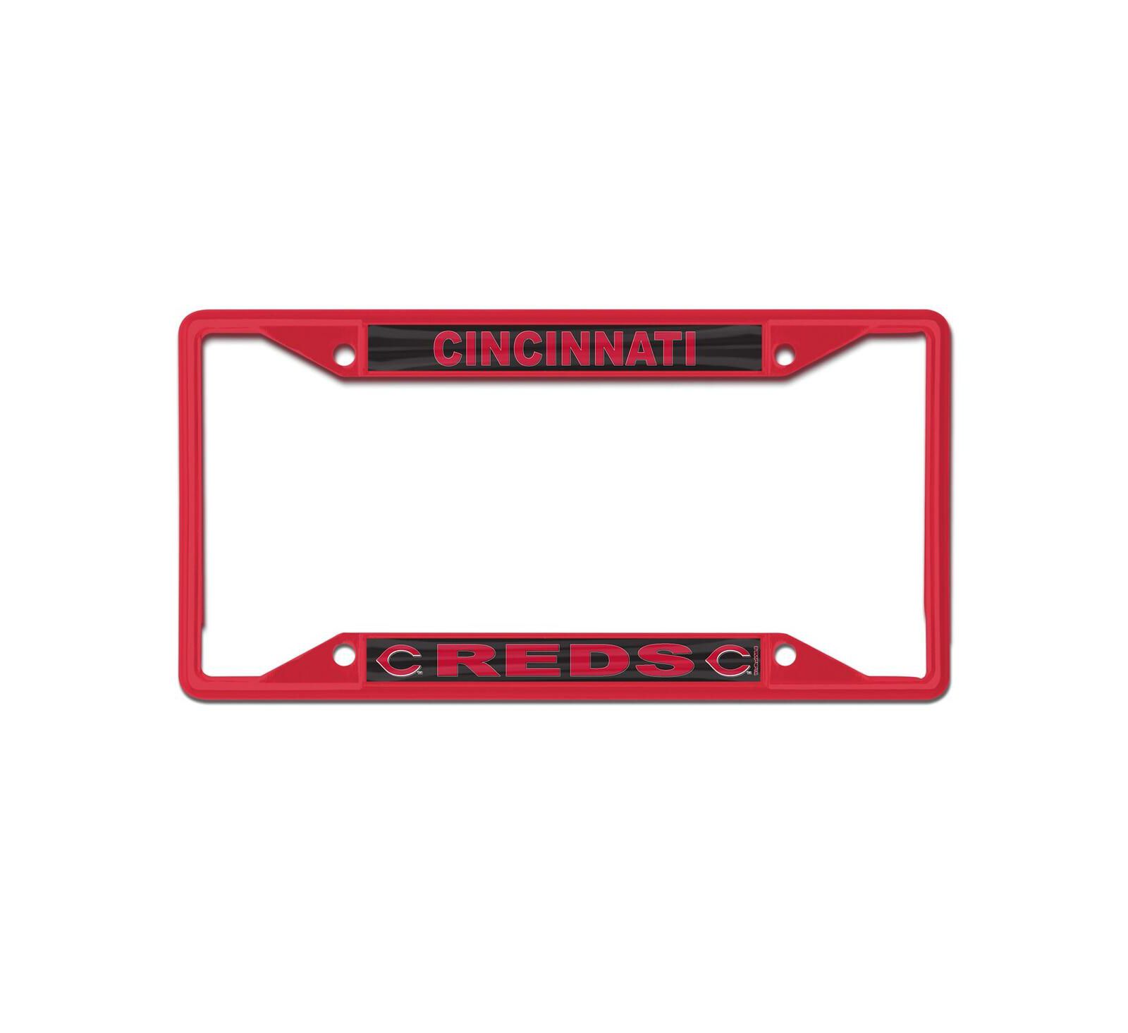 Wincraft Cincinnati Reds Chrome Color License Plate Frame