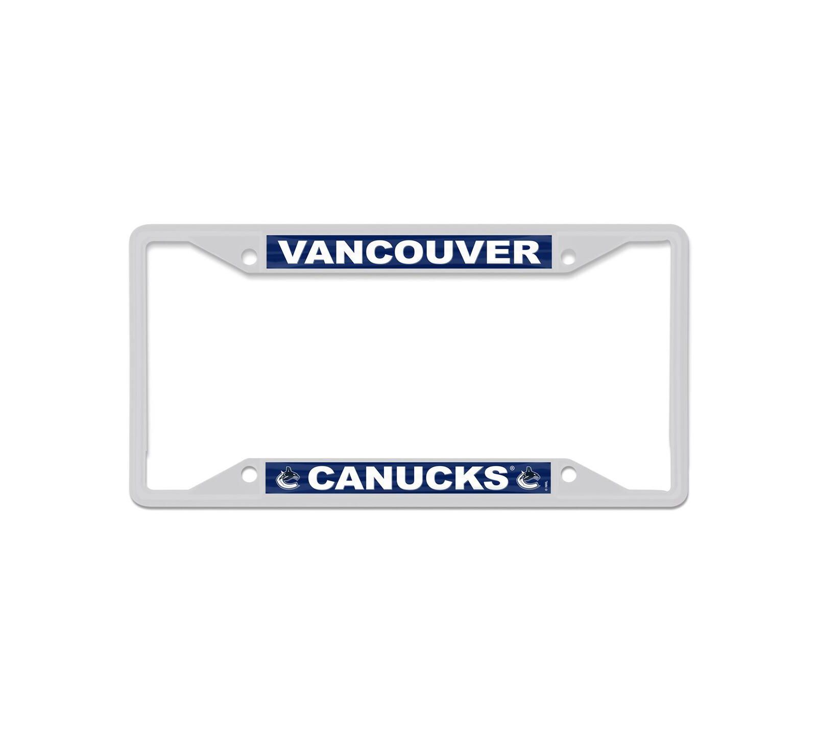 Рамка для номерного знака Wincraft Vancouver Canucks Chrome Color