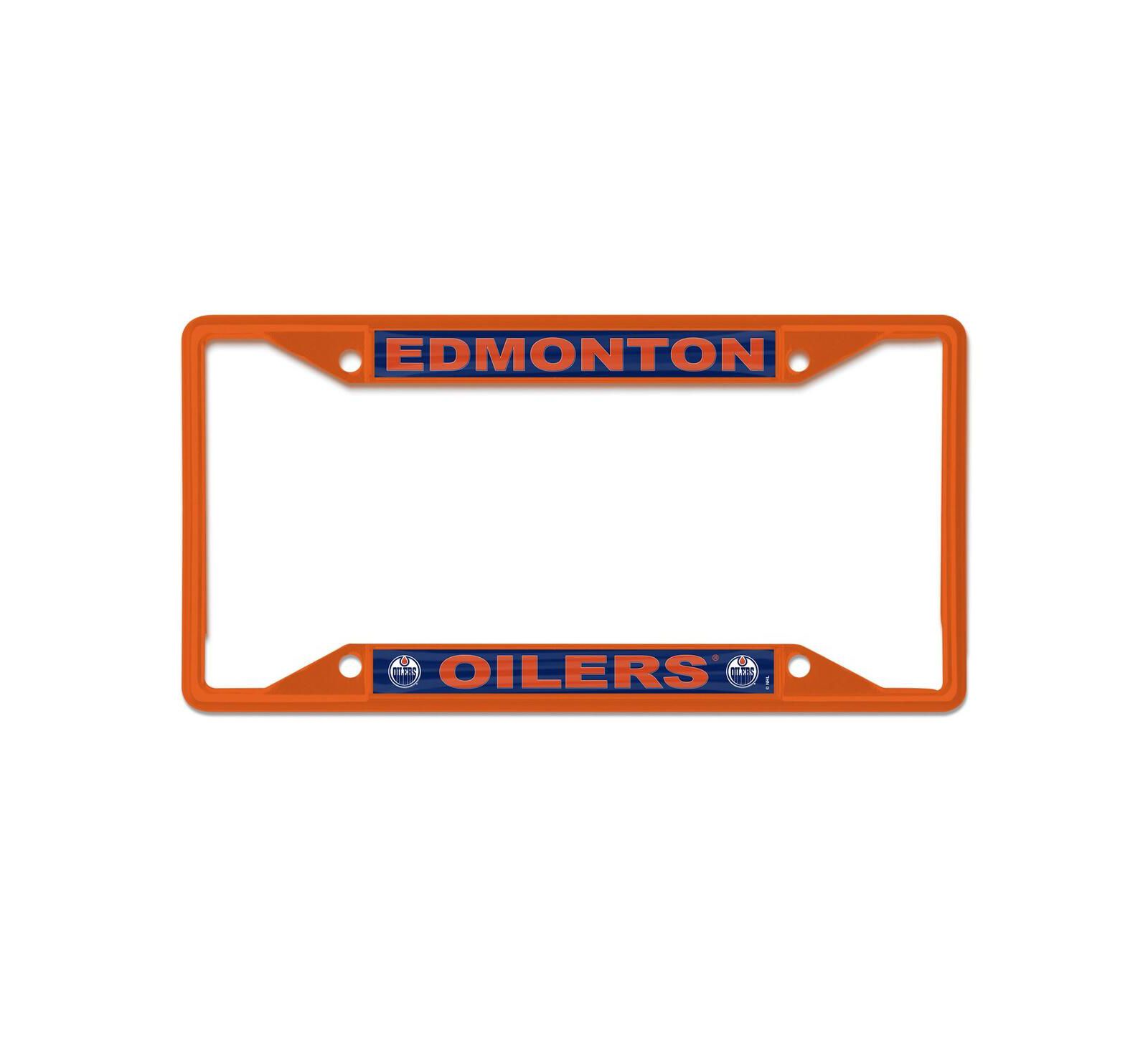 Рамка для номерного знака Wincraft Edmonton Oilers Chrome Color