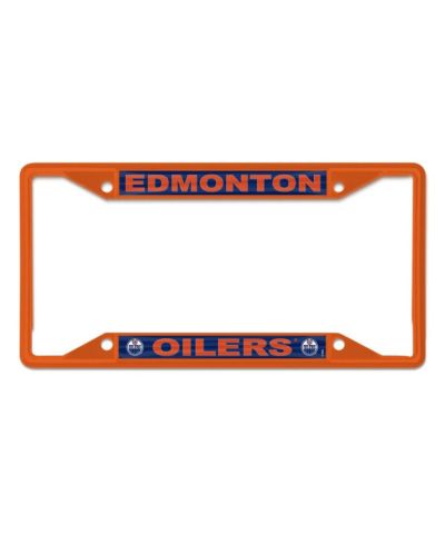 Рамка для номерного знака Wincraft Edmonton Oilers Chrome Color
