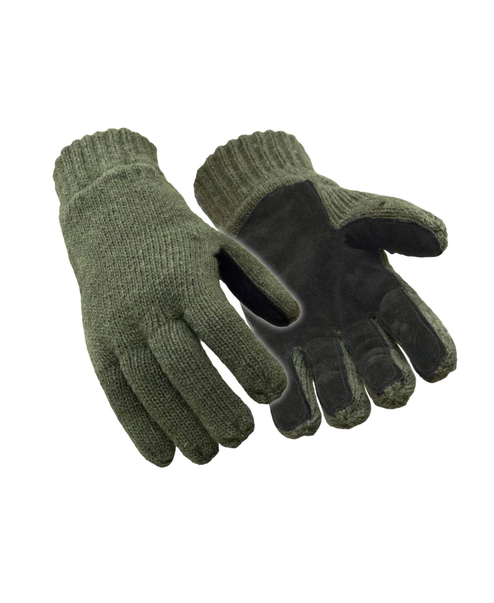 RefrigiWear Мужские утепленные кожаные перчатки с шерстью