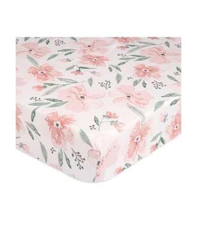 Простыня в кроватку Crane Baby Parker Cotton Floral для девочек