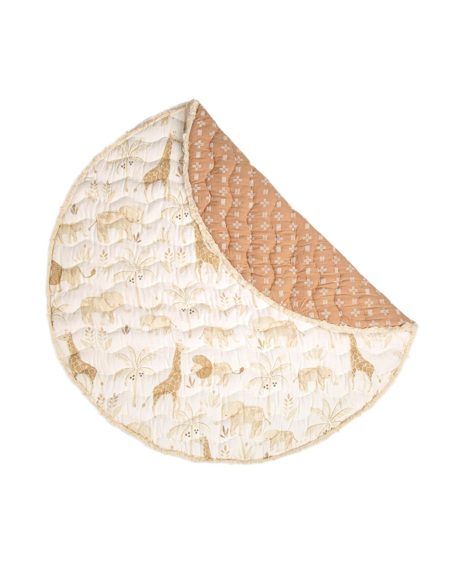 Детский коврик для игр Crane Baby Kendi Quilted Playmat Safari