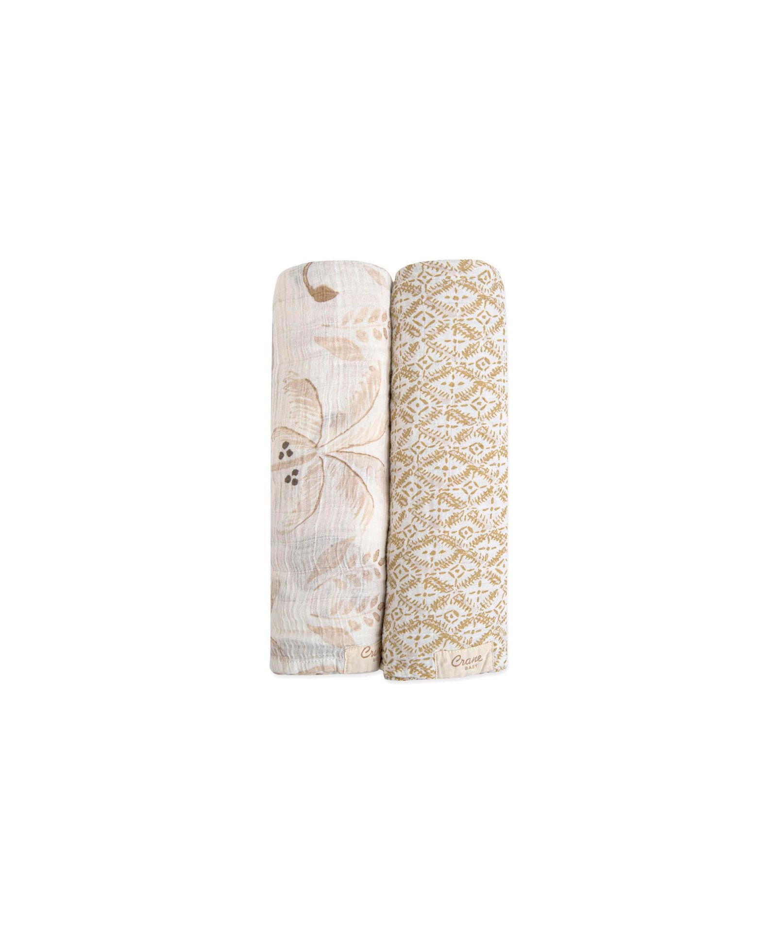 Crane Baby Пеленки Kendi Swaddle Wraps для мальчиков и девочек, 2 шт.