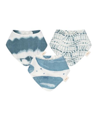 Crane Baby Детские муслиновые нагрудники Caspian, 3 Piece Set