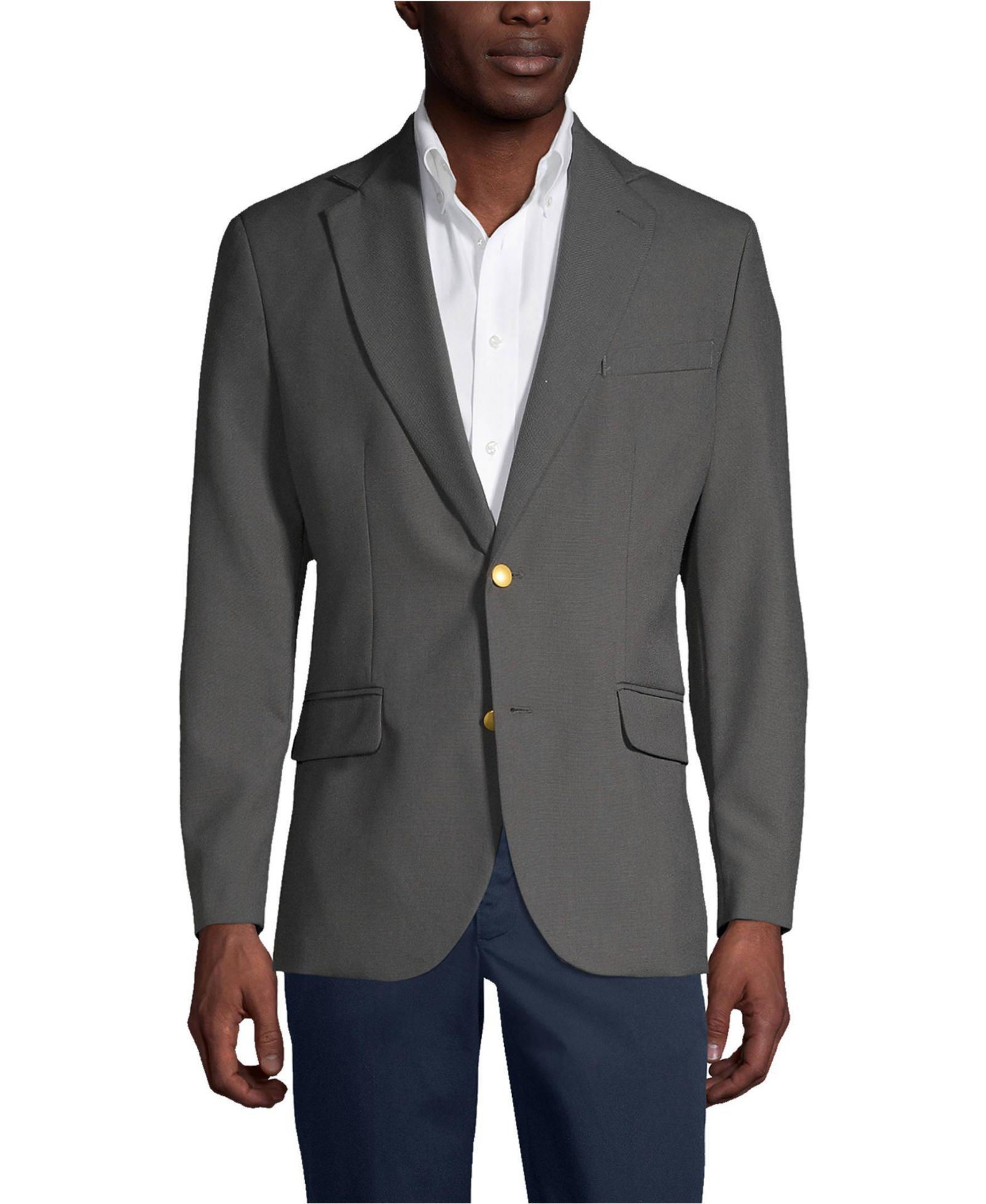 Lands' End Men's Hopsack Blazer