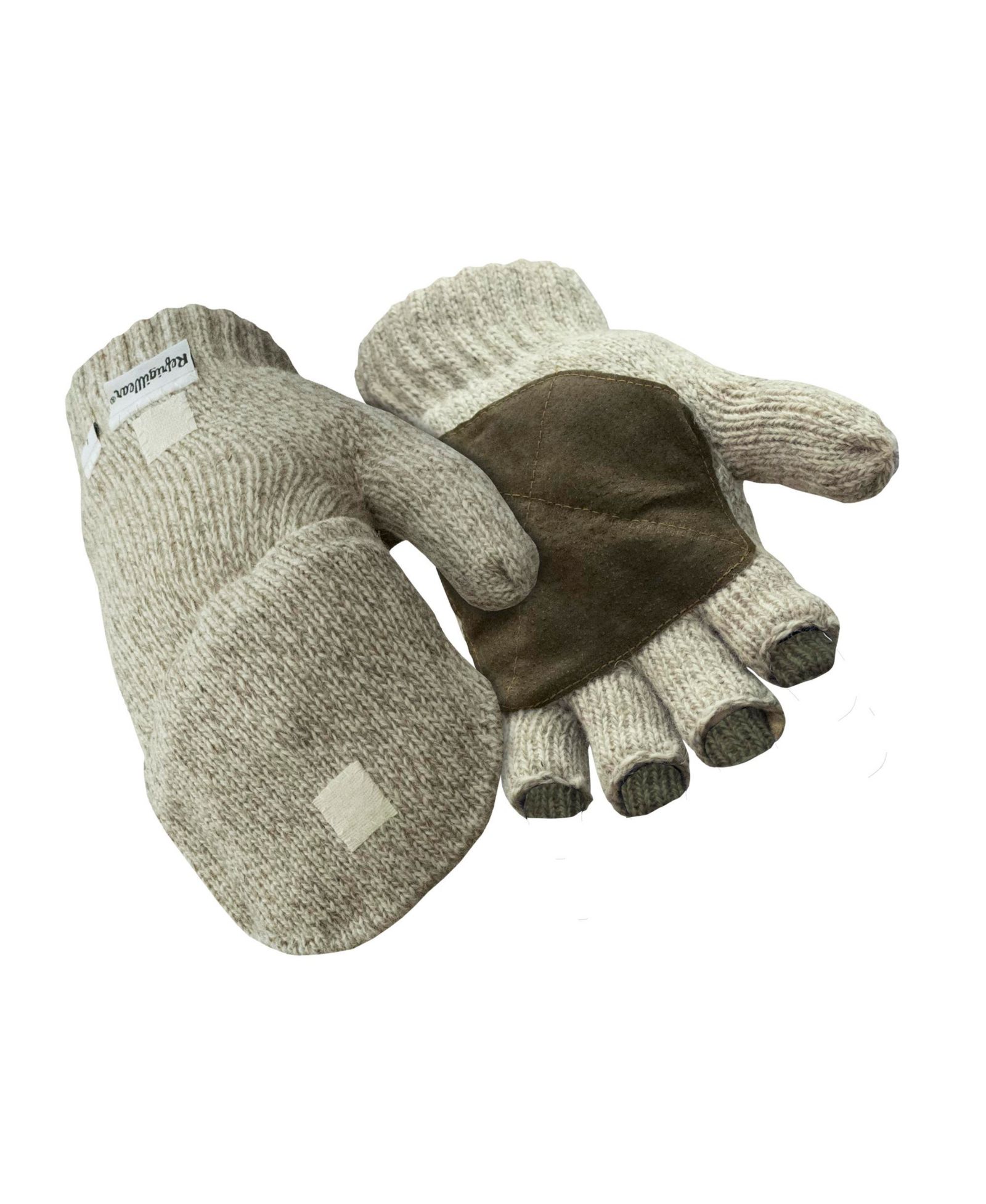 RefrigiWear Men's Premium Wool Convertible Mitt