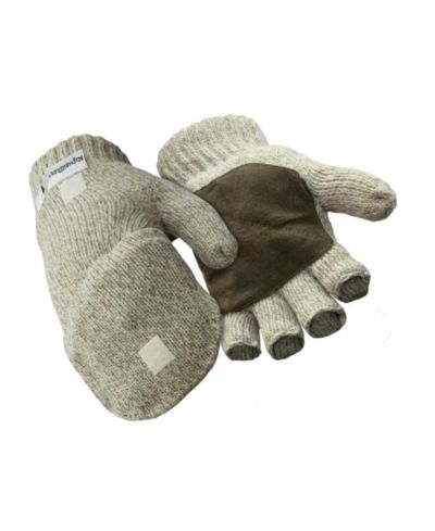 RefrigiWear Men's Premium Wool Convertible Mitt