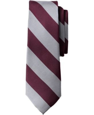 Burgundy/feather gray stripe