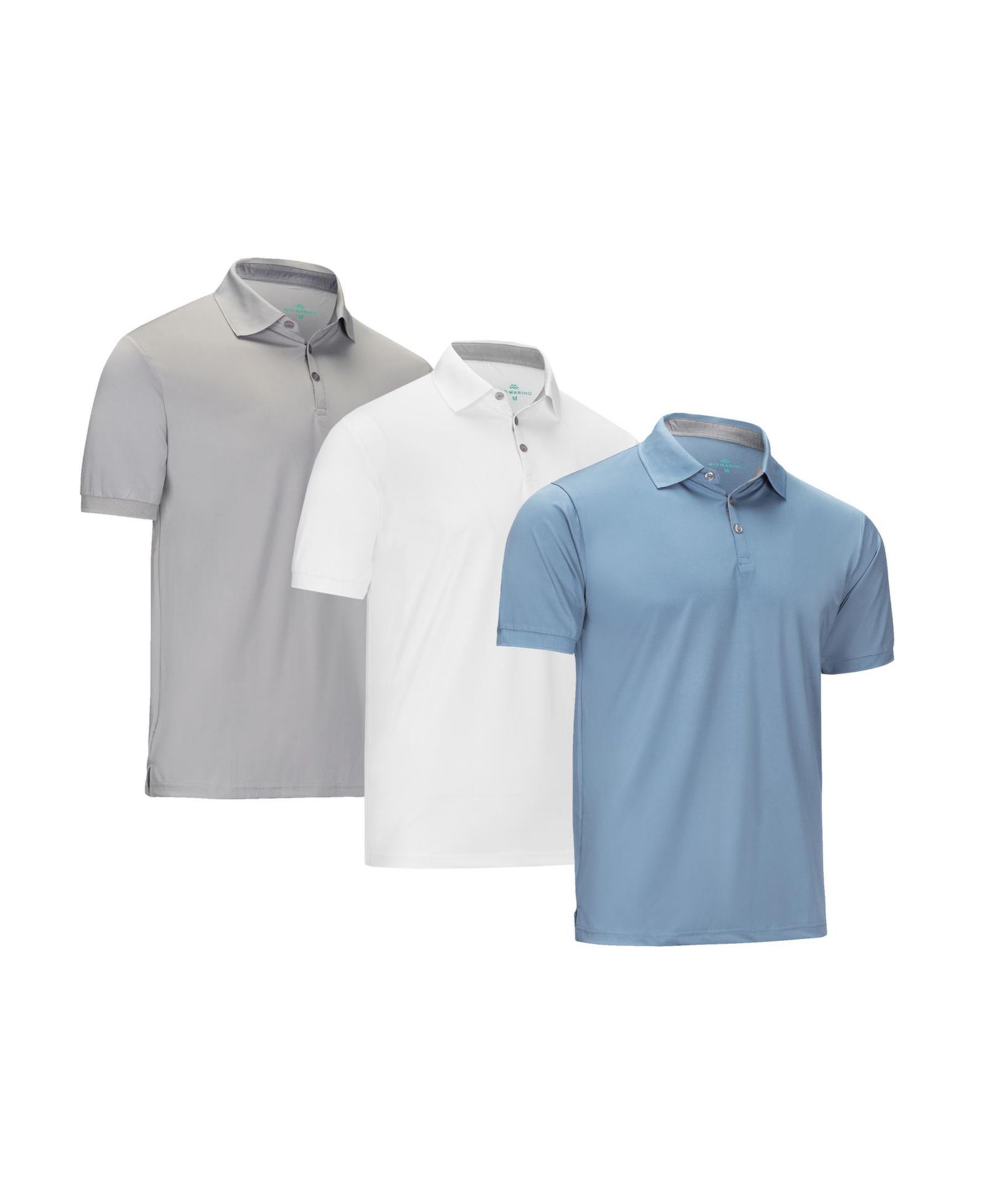 Мужские гольф-поло Mio Marino Lightweight Performance Stretch - 3 шт