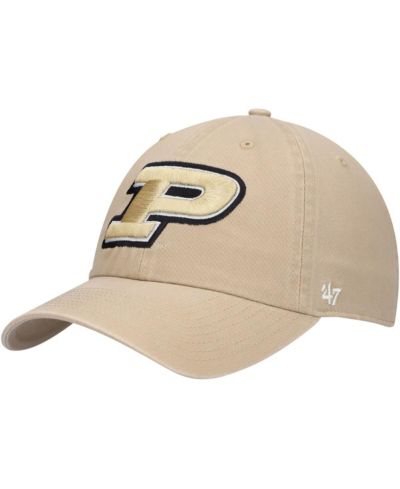 '47 Brand Мужская регулируемая кепка Purdue Boilermakers Clean Up хаки