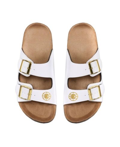 Women's FOCO LA Clippers Double-Buckle Sandals