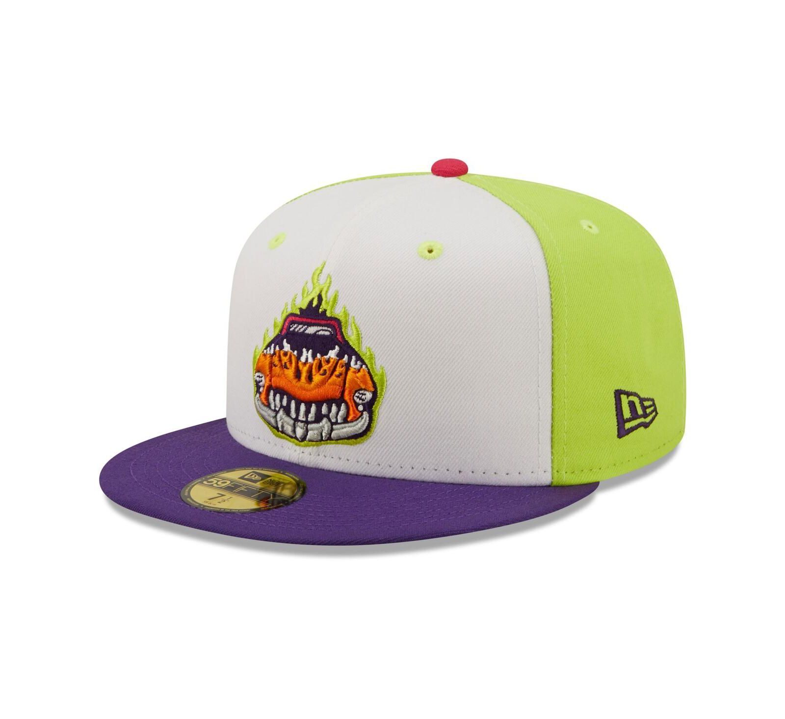 Men's New Era White, Purple Bolidos de Bowling Green Copa De La Diversion 59FIFTY Fitted Hat