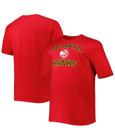 Мужская футболка Profile Red Atlanta Hawks Big and Tall Heart and Soul
