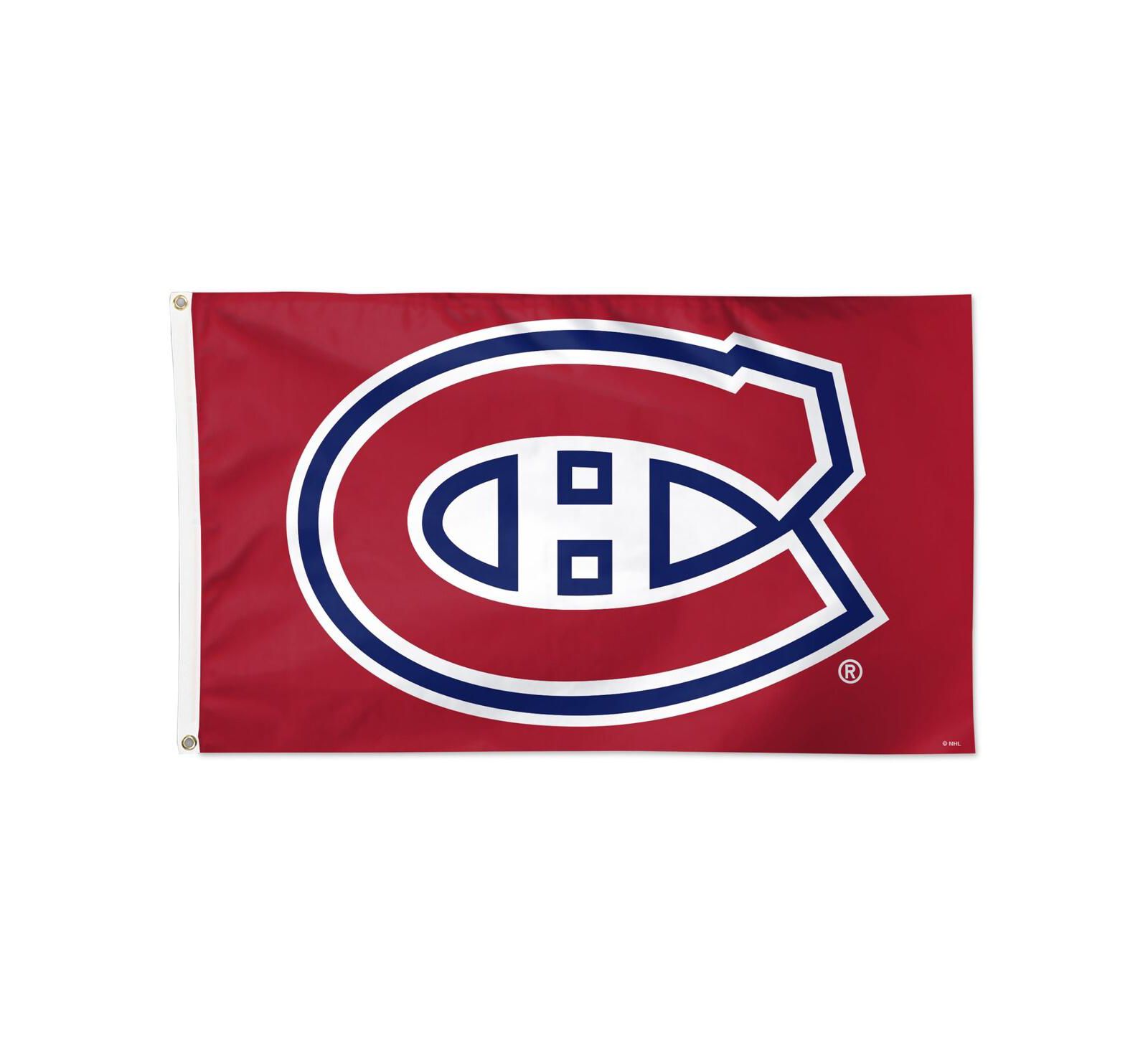 Флаг Wincraft Montreal Canadiens 3' x 5' Primary Logo Single-Sided