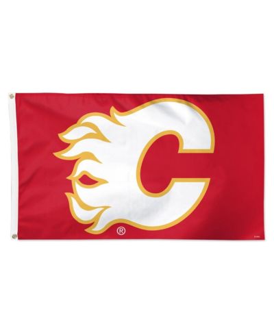 Флаг Wincraft Calgary Flames Primary Logo Single-Sided 3' x 5'