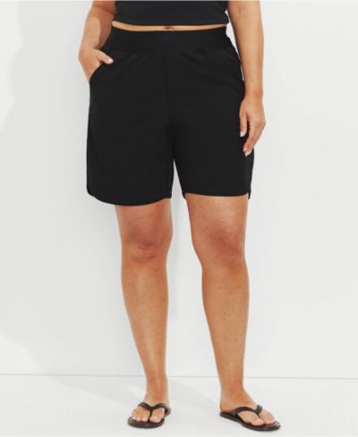 Lands' End Женские Lands' End Sunshade UPF 50 9" Board Shorts with Panty