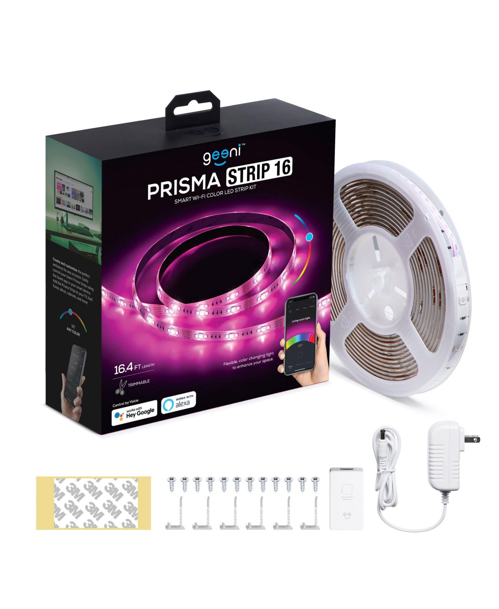 Geeni Prisma 5M Smart Wi-Fi LED Strip Lights
