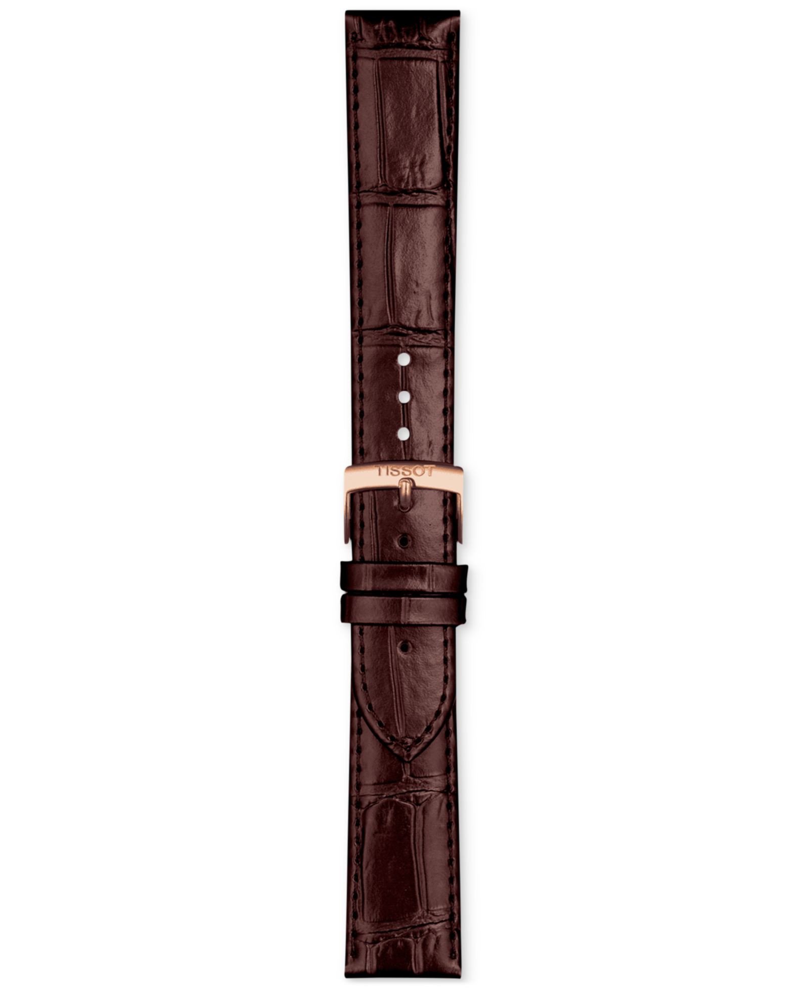 Tissot Official Interchangeable Brown Leather Watch Strap