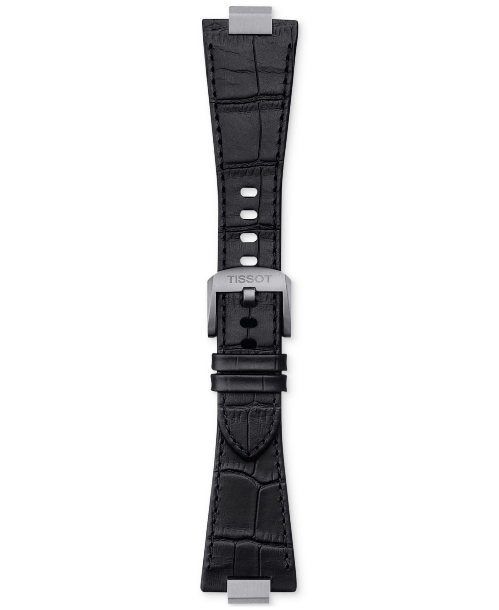 Tissot Official PRX Interchangeable Black Leather Watch Strap