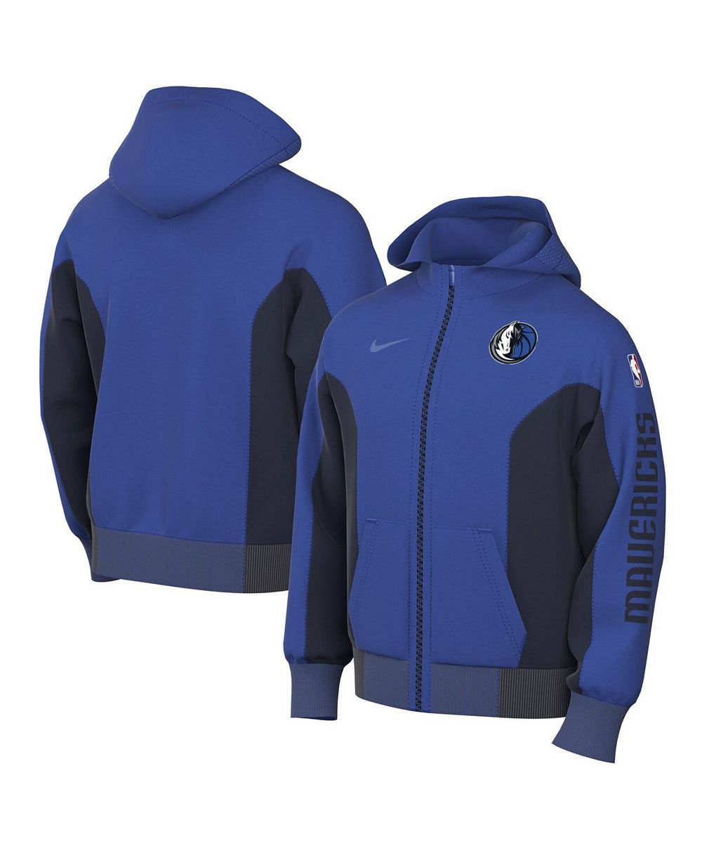 Мужское худи Nike Blue Dallas Mavericks 2023/24 Authentic Showtime Full-Zip