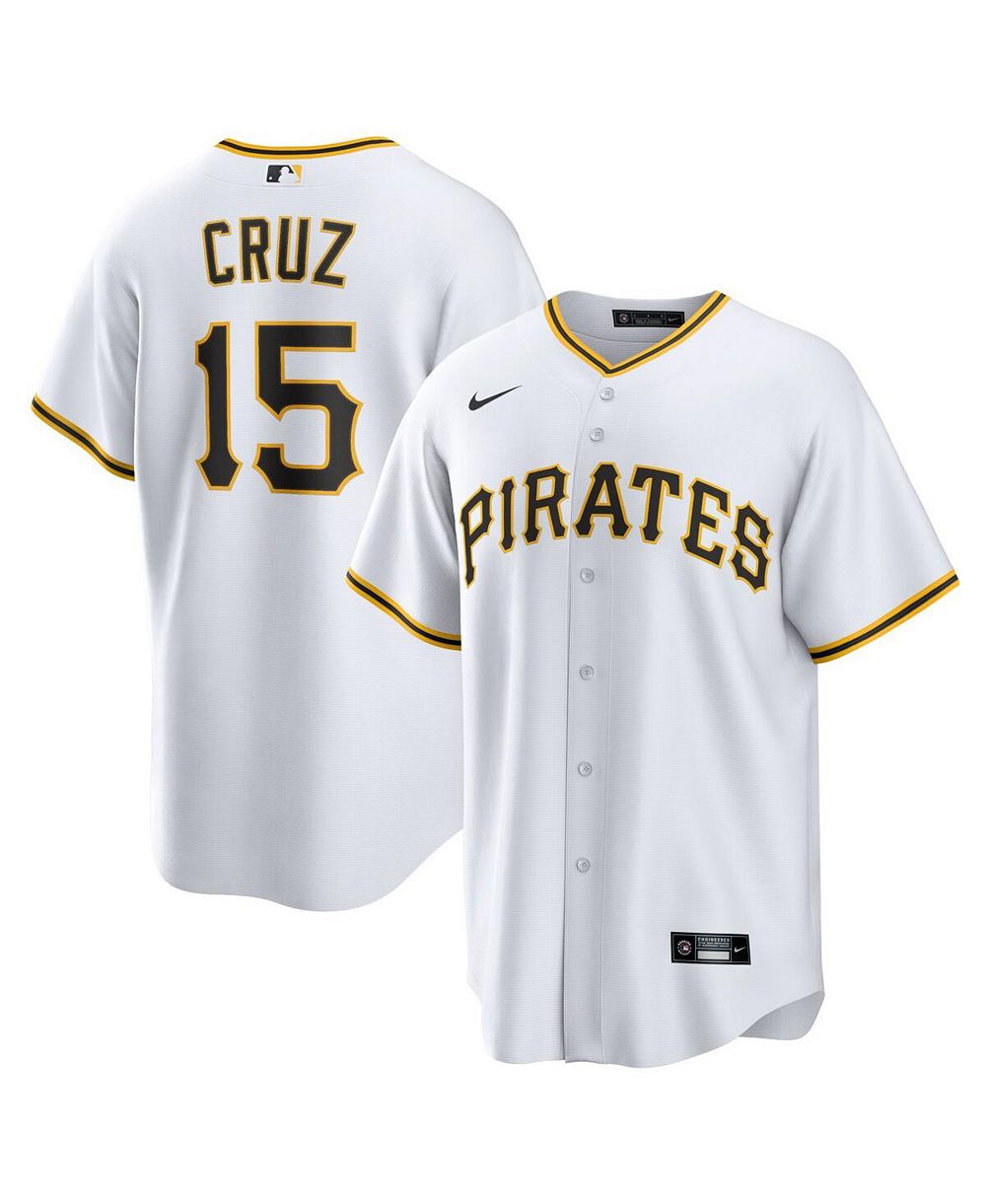 Nike Мужская джерси Oneil Cruz White Pittsburgh Pirates Home Replica
