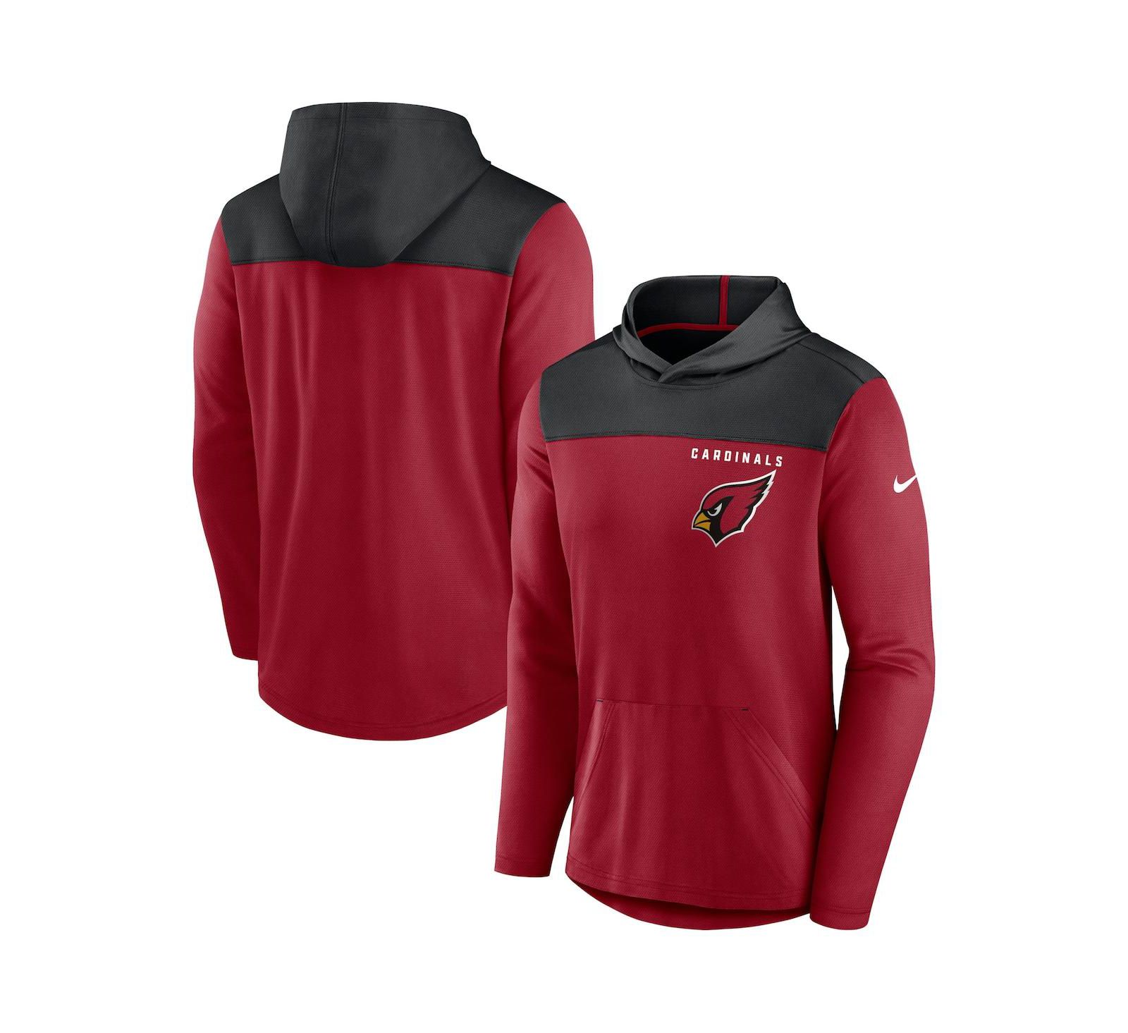 Men's Nike Cardinal Arizona Cardinals Fan Gear Pullover Hoodie