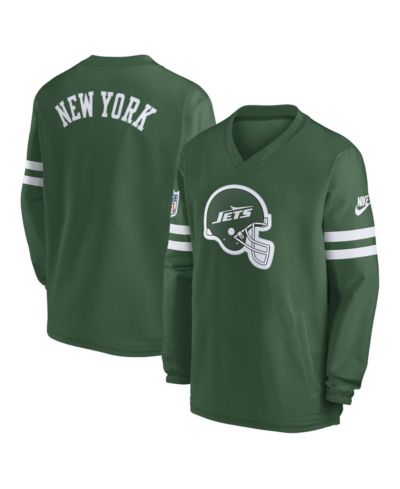 Nike Men's Green New York Jets 2023 Sideline V-Neck Pullover Windshirt