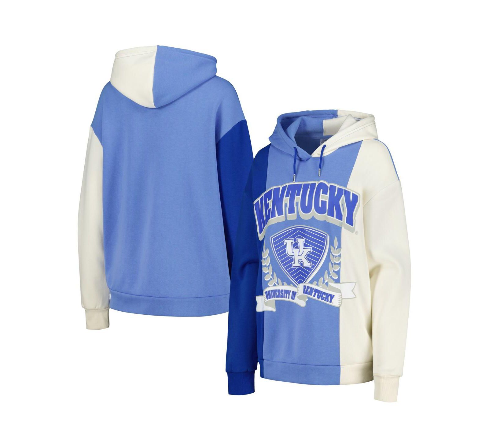 Women's Gameday Couture Royal Kentucky Wildcats Hall of Fame Colorblock Pullover Hoodie