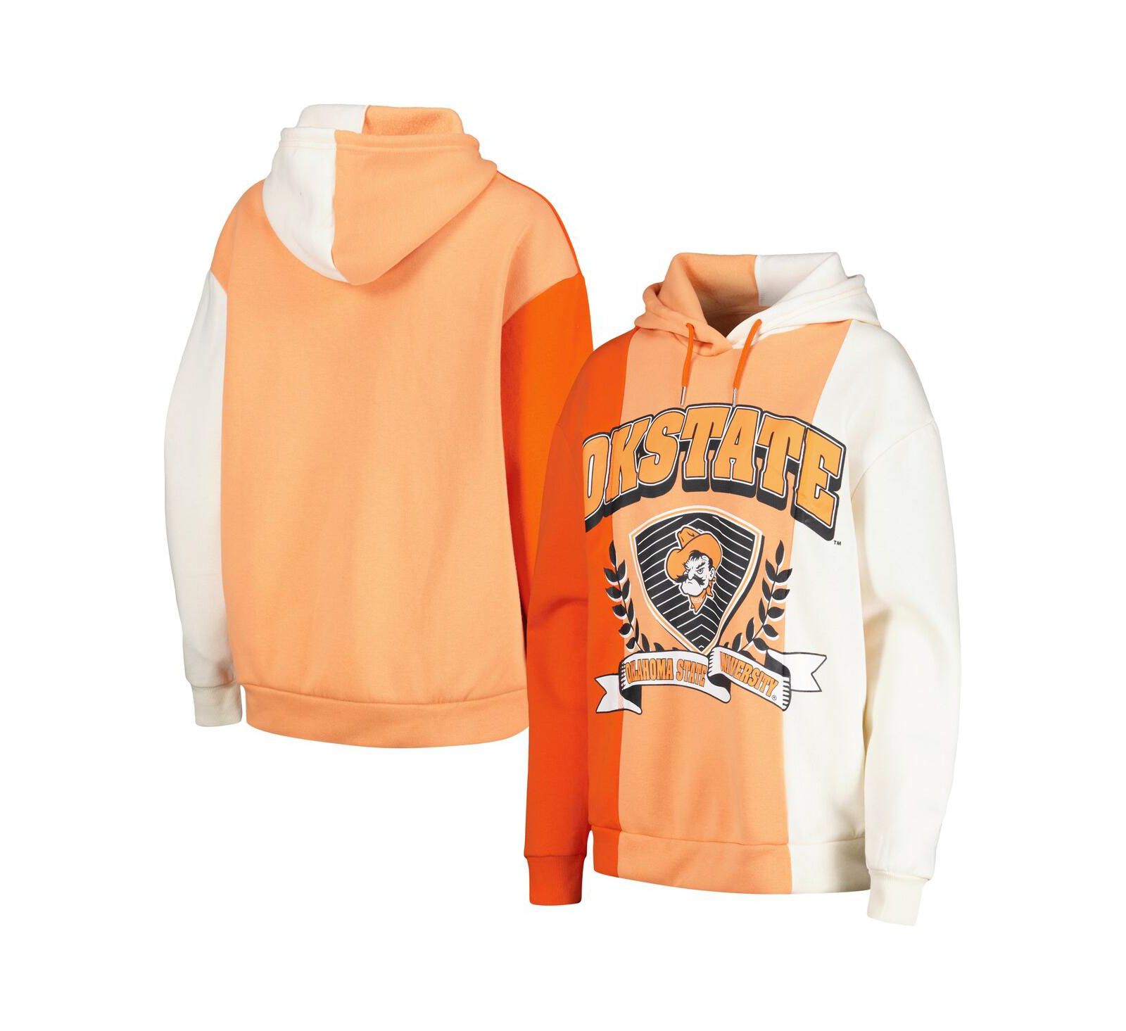 Женское худи Gameday Couture Orange Oklahoma State Cowboys Hall of Fame Colorblock Pullover