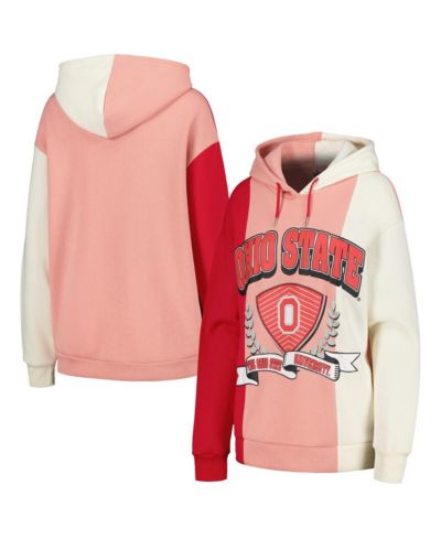 Gameday Couture женская толстовка-худи Scarlet Ohio State Buckeyes Hall of Fame Colorblock Pullover