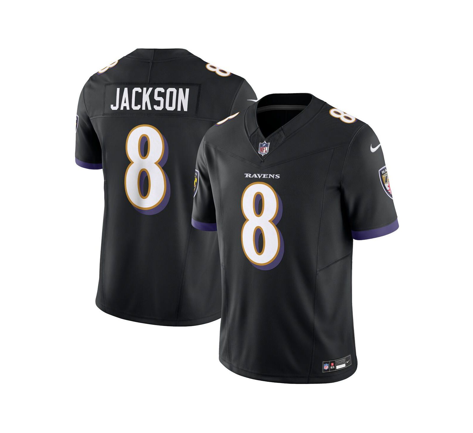Мужская джерси Nike Lamar Jackson Baltimore Ravens Vapor F.U.S.E. Limited