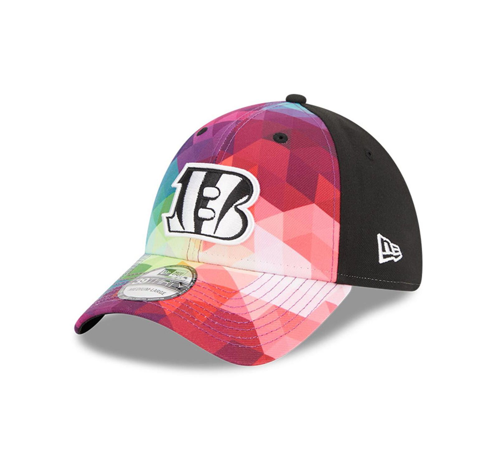 Men's New Era Pink Cincinnati Bengals 2023 NFL Crucial Catch 39THIRTY Flex Hat