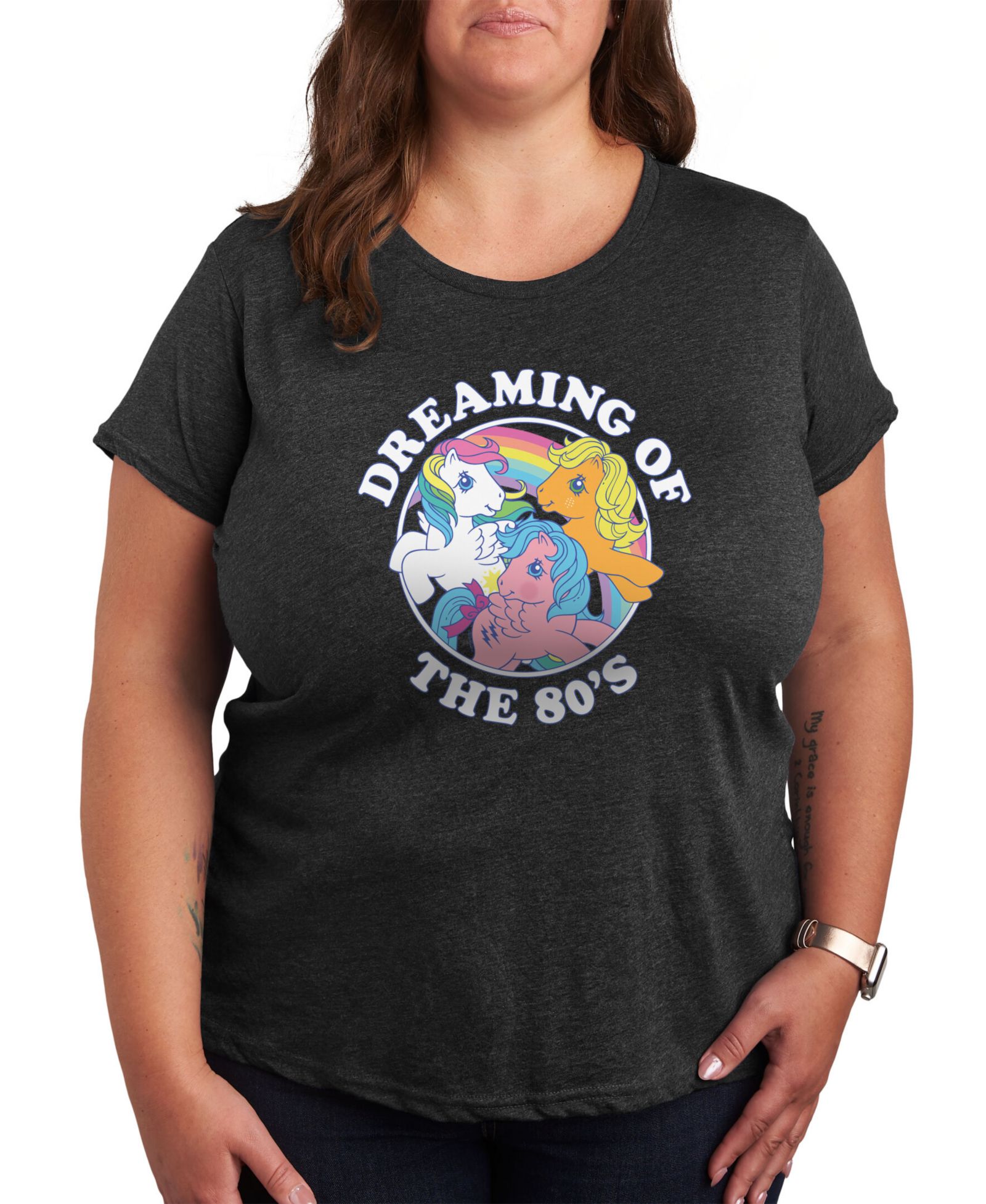 Женская футболка Plus Size My Little Pony 80's Graphic Hybrid Apparel
