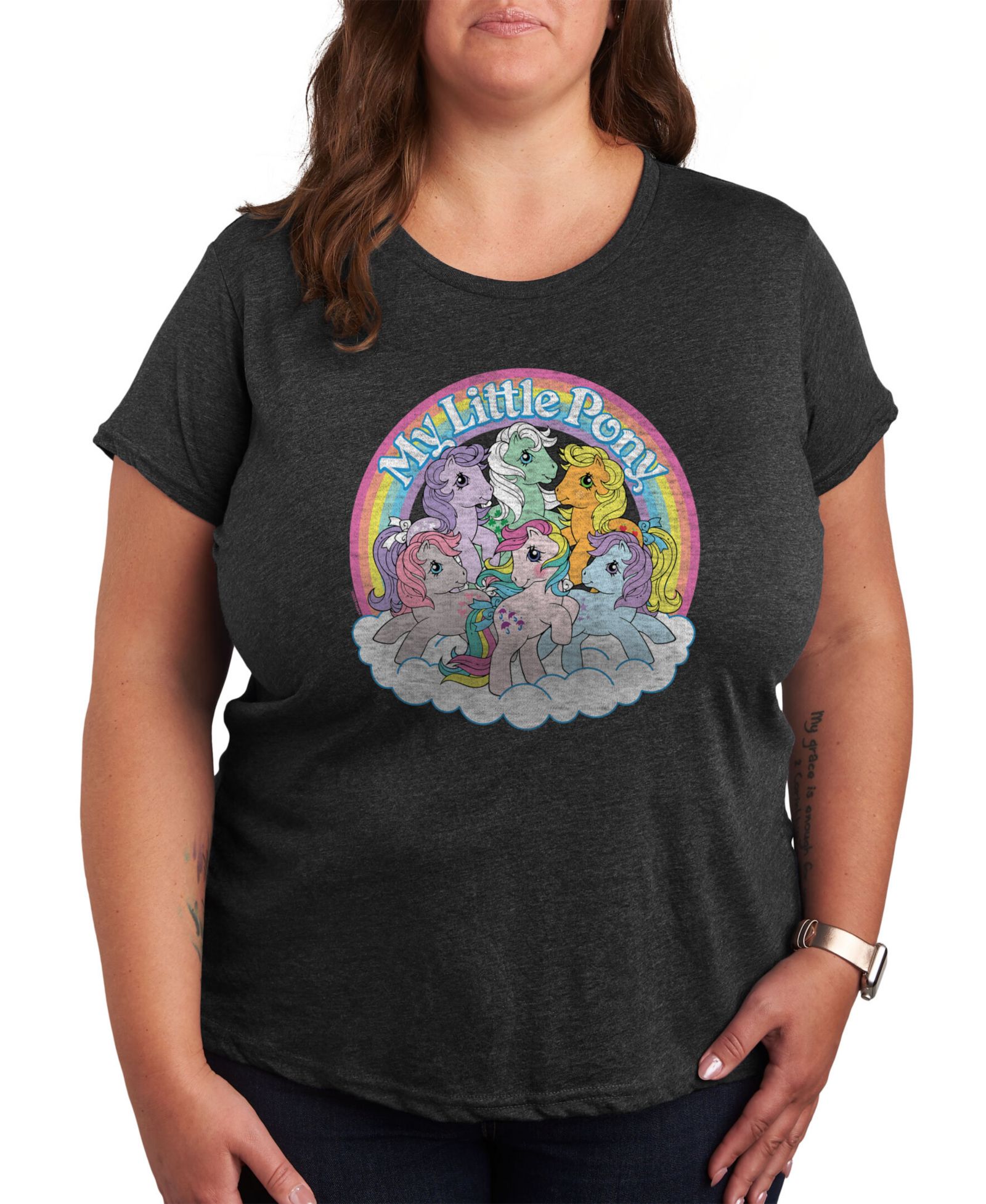 Футболка Hybrid Apparel Trendy Plus Size My Little Pony Graphic